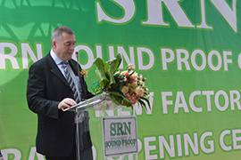 Opening ceremony of the new factory SRN SOUND PROOF CO,. LTD. บริษัท เอส อาร์ เอ็น ซาวด์ พรู๊ฟ จำกัด